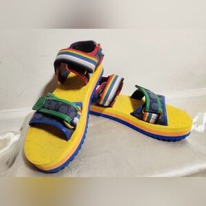Coach Rainbow Pride Sandals